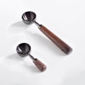 Miniatyrbillede 3 af 10: 2 stk. Kaffe måleske Kaffe målekop SORT_xx Black