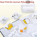 Miniatyrbild 5 av 5: Rolls Mini Fickprinter Etikettpapper, 30 X 57 mm självhäftande termiskt papper för fickprinter,