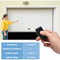 Miniatyrbilde 5 av 5: Fjernkontroll for garasjeport for Hörmann Ecostar RSE2, RSC2, RSZ1, 2 stk