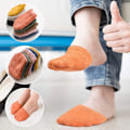 Miniatyrbild 8 av 10: 5 par framfotsstrumpor Halvfotskydd VIT white