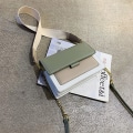 Miniatyrbild 1 av 5: Kontrastfärgade läder crossbody-väskor för kvinnor 2022 Resväska Enkel axelväska Enkel väska Dam Cross Body Bag