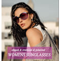 Miniatyrbillede 2 af 6: Polariserede solbriller til kvinder, trendy oversized store køre solbriller damer UV-beskyttende store solbriller shade_xx gradient Purple Gradient