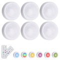 Pikkukuva 1 / 5: LED-kohdevalot kaukosäätimellä - Langaton MultiColor 6-pakkaus 6-Pack