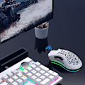 Miniatyrbild 5 av 5: Trådlös spelmus, USB-mottagare, bärbar, ergonomisk optisk