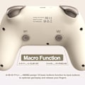 Miniatyrbild 4 av 5: Trådlös Switch Pro-kontroll, Makro, Gyro-axel, Väckning, Programmerbar Dubbelanslutning för Switch/Lite/OLED/iOS (endast 16 versioner) / PC (Brun)