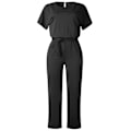 Miniatyrbillede 4 af 4: Dame Jumpsuit Casual Bred Ben Vidde Kvinders Aftenfest Lang Playsuit Sort Black 3XL