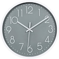 Miniatyrbild 1 av 4: 12 \"Modern tyst väggklocka väggklocka för sovrum kök vardagsrum - Grå