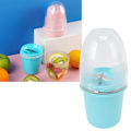 Miniatyrbild 2 av 8: Bärbar Juicer Cup Multifunktionell Uppladdningsbar Liten 4 Blad Blender Fruktblandningsmaskin för Hem 260ml Blå