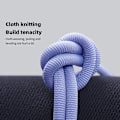 Miniatyrbild 7 av 7: 120W PD Typ C-kabel Supersnabb laddningskabel Snabbladdning USB C-kablar Telefonladdare för Samsung Xiaomi Huawei Oneplus POCO OPPO Blå Blue 1m