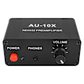 Miniatyrbillede 2 af 5: Au-10x Ne5532 Audio Signal Forforstærker Hovedtelefon Forforstærker Plade Gain 20db Rca 3.5mm Volumenkontrol Tone Dc 12v