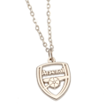 Miniatyrbild 1 av 3: Arsenal FC Crest Halsband & Hänge One Size Silver One Size