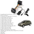 Miniatyrbild 2 av 5: Bluetooth-kompatibel 5.0 extern mikrofon ljud-aux-kabeladapter för Opel Cd30 Cdc40 Cd70 Dvd90
