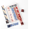 Miniatyrbilde 4 av 5: 100 ruller Washi-sett Multi Pattern Washi Tape Tape Dekorativ Papir Maskeringstape for DIY Journal Planner