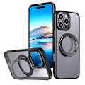 Miniatyrbilde 1 av 5: Nytt produkt egnet for Apple 16ProMax mobiltelefonveske magnetisk rotasjon gjennomsiktig brakett iPhone16 svart veske svart black iPhone16 plus