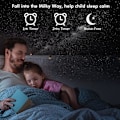 Miniatyrbillede 4 af 6: Nattlampe Galaxy Projektor Stjernehimmel-projektor Black