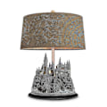 Miniatyrbilde 4 av 4: The Bradford Exchange Harry Potter Hogwarts Castle Lysende Skulptur Bordlampe