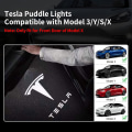 Miniatyrbillede 2 af 5: 4 stk Tesla Pølleskærmslys Billedesign, Ultra-Let LED 3D Laser Spøgelseslys, Velkomstlys til Model 3 YSX Tilbehør