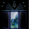 Miniatyrbillede 3 af 5: Magnetisk Etui Kompatibel med Samsung Galaxy S23 Ultra, Anti Peeping Etui Dobbeltsidet Hærdet Glas Beskyttende Flip Shell 360 Fuld Beskyttelse M root