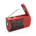 Miniatyrbild 10 av 10: Solenergidrivna Nödradio, ABS Solenergi Handvevad Självförsörjande Radio FM AM NOAA Väderradio
