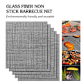 Miniatyrbillede 2 af 5: Grill Mesh Grill Tilbehør Non-stick BBQ Mesh Måtte 40x30cm
