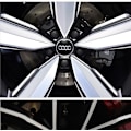 Miniatyrbillede 4 af 4: Passer til Audi hjulkapsel standard 60MM hjulkapsel (4 stk.) (Aske grå)