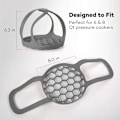 Miniatyrbild 7 av 7: Tryckkokare Sling, Silikon Bakform Sling för 6 Qt Instant Pot, Multifunktionell Kokare Anti-brännskada Bakform Lyft Ångkokare Rack