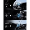 Miniatyrbillede 2 af 5: Til Iphone 15 Magsafe Bilholder, Biltelefonholder til Iphone, [Nem at installere] Håndfri Magnetisk Biltelefonholder Fit (FMY)