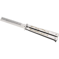 Miniatyrbilde 5 av 5: Butterfly Comb i rustfritt stål Vikkam Balisong Metallkam T