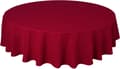 Rund duk tillverkad av kvalitetsmaterial 140cm 55 Dark Red