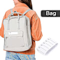 Miniatyrbilde 4 av 6: 200 Stykker Navnelapper for Klær Blank Navnelapper Vaskbare Navnelapper for Barn Skoleuniform Vevd Stoff Personlig Skrivbar W