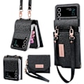Pikkukuva 1 / 5: Puhelimen kotelo Kuori Samsung Galaxy Z Flip 3 4 5G Musta, Samsung Z FLIP 3