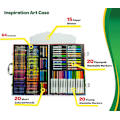 Miniatyrbild 6 av 10: Inspiration Art Case Färgset - Rymden (140 delar), Konstkit för Barn, Leksaker för Flickor & Pojkar, Konstset, Skolmaterial, Presenter