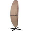 Miniatyrbillede 1 af 6: Patio Parasol Dækning - 600D Vandafvisende Udendørs Offset Banana Stil Parasol Dækning - Passer til Cantilever Offset Parasol 7,5-11,5 Fod