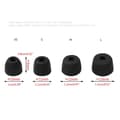 Miniatyrbillede 3 af 5: Bløde Silikonørepropper til WF 1000XM5 - Anti-Slip Bløde Øretips Ørepropper Øredæksler Black