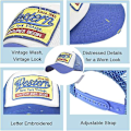 Pikkukuva 2 / 5: Baseball-lippis Mesh-lippikset Unisex Kirjailtu Kirjainlappu Casual-lippikset Hip Hop Aurinkolippikset Blue
