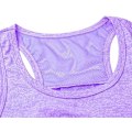 Miniatyrbillede 3 af 4: Træningstoppe Løstsiddende Racerback Tanktop til Kvinder Mesh Rygløs Tank