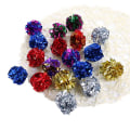 Pikkukuva 8 / 9: 25 kpl Crinkle-palloja kissan leluiksi - Alkuperäiset Mylar Crinkle -pallo kissan leluiksi