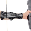 Miniatyrbild 3 av 5: Bågskyddsarmskydd Bågfingerflik Fingerskydd Set Justerbara Remmar Bågskytte Armskydd
