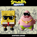 Miniatyrbild 3 av 5: Söt silikonhörlursfodral Airpods-skydd kompatibelt med AirPods 1/2 3 Pro SpongeBob SquarePants 3rd Generation