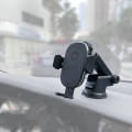 Miniatyrbilde 5 av 5: 15w Vertikal Stativ Trådløs Hurtiglading Mobiltelefon Lader 1stk