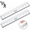Pikkukuva 3 / 5: 3 LED-liiketunnistinvalon sarja, sisäkäyttöön, vaatekaappivalo, 10 LED-valoa, langaton kohdevalo, LED-vaatekaappivalo, paristokäyttöinen LED-valo