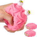 Miniatyrbilde 1 av 6: 2 stk Hjerne Stressball Øye Klem Fidget Leke Stress og Angst Lette Ball