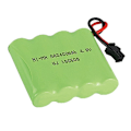 Miniatyrbild 2 av 5: 4.8v 2400mah Ni-batteripaket Rc-leksak Elektrisk belysning Aa 4.8V 2400 Batteri för Rc-leksaker