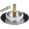 Miniatyrbilde 5 av 5: Badekarpropp, 70 mm, med dobbel tetning, justerbar høyde, universal badekarpropp, vaskarmatur, herdet messing med kromfinish