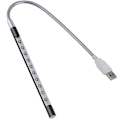 Miniatyrbild 1 av 5: Tangentbordslampa för bärbar dator med USB-LED, lång svanhals, touch-dimmer
