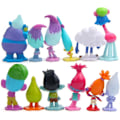 Miniatyrbillede 4 af 4: 12 stk Trolls legetøj Mini Troll dukke Leprocauns samleobjekt dukke, S actionfigurer, kagepynt