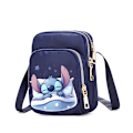 Miniatyrbillede 5 af 6: Disney Lilo & Stitch Kvinder Tasker Mobiltelefon Håndtaske Kryds Krone Skulderrem Håndtaske Til Kvinder Tasker Teenagere Underarm Taske DGG3766