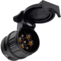 Miniatyrbillede 5 af 5: 12V 13-polet til 7-polet anhænger stik adapter, vandtæt plastik anhænger forbindelse sokkel til bil og trailer, trailer, campingvogn strømadapter