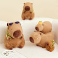 Miniatyrbillede 3 af 5: Capybara plyslegetøj, 25 cm Capybara bjørn skildpadde realistisk blød capybara legetøj blød plys, Capybara udstoppet dyr 25 cm