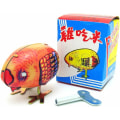 Miniatyrbilde 1 av 6: Clockwork Spring Wind Up Nodding Chick, Nostalgic Wind-up Animal Toys Tin Toy